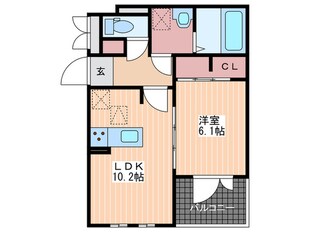 リアンの物件間取画像